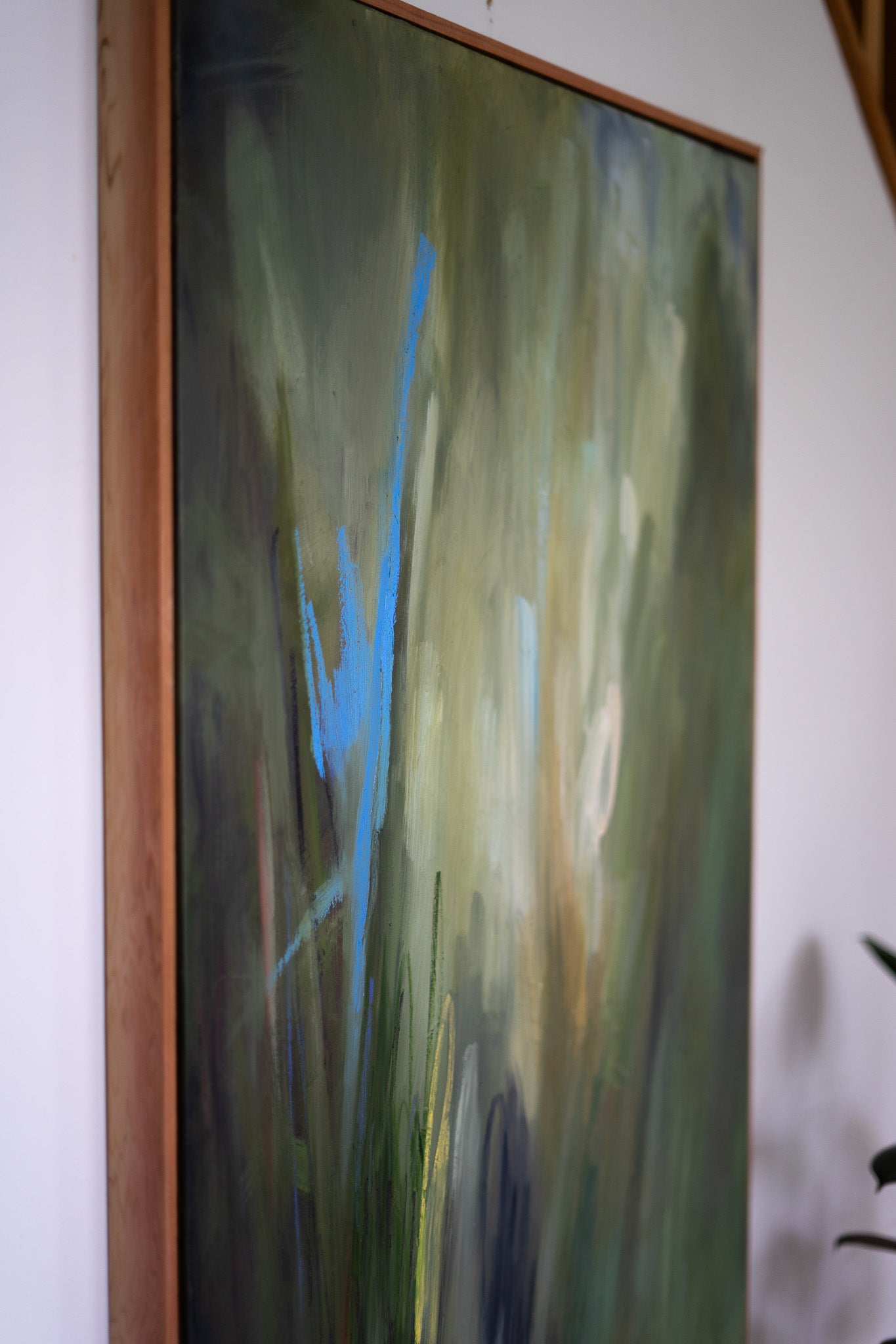 "Alive" | 30 × 40 | Oil on Canvas with Red Cedar