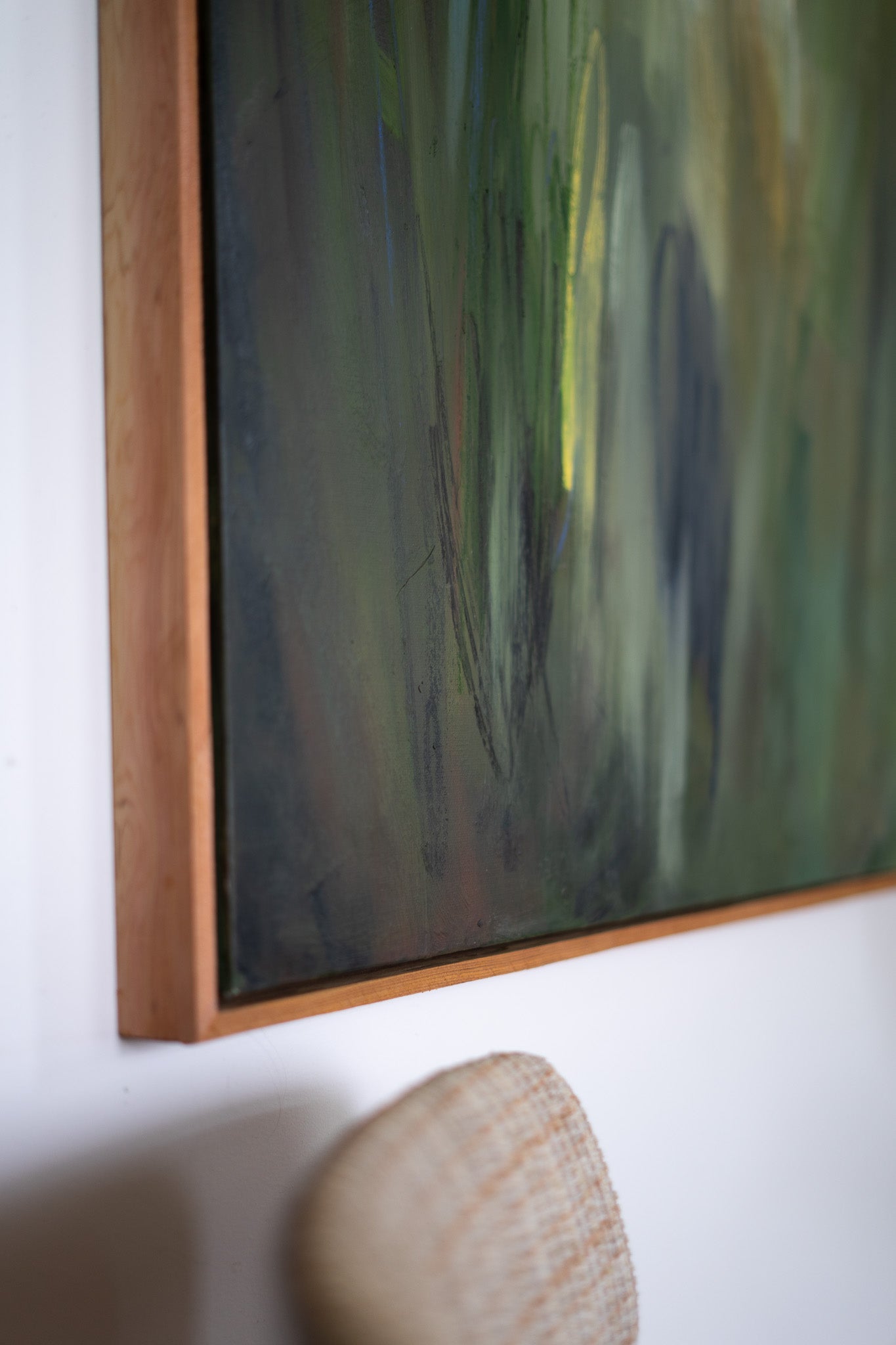 "Alive" | 30 × 40 | Oil on Canvas with Red Cedar