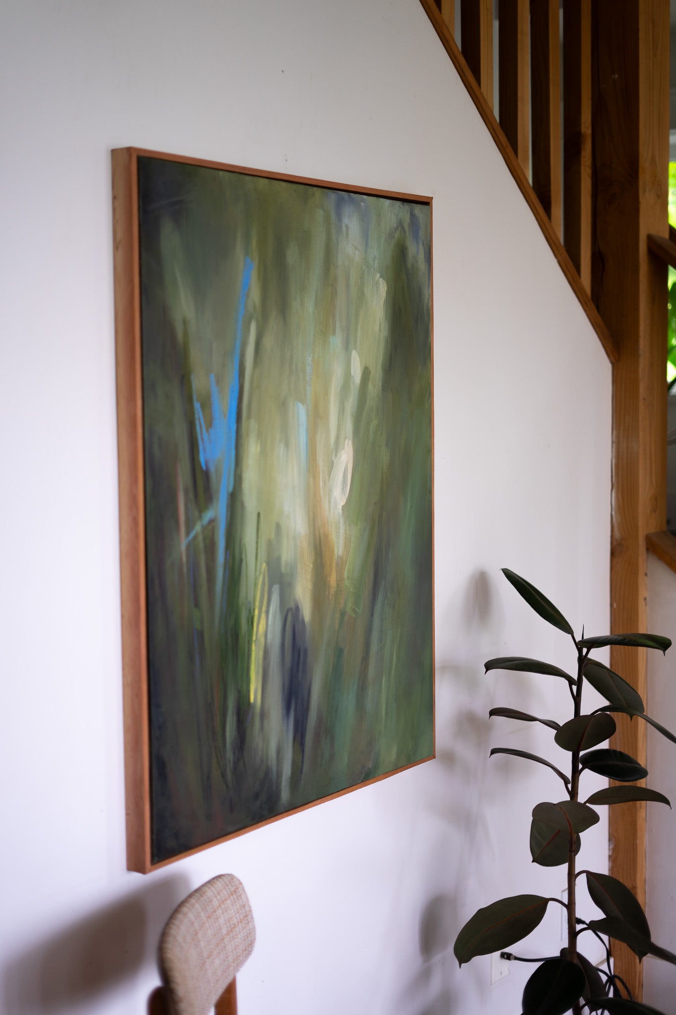 "Alive" | 30 × 40 | Oil on Canvas with Red Cedar