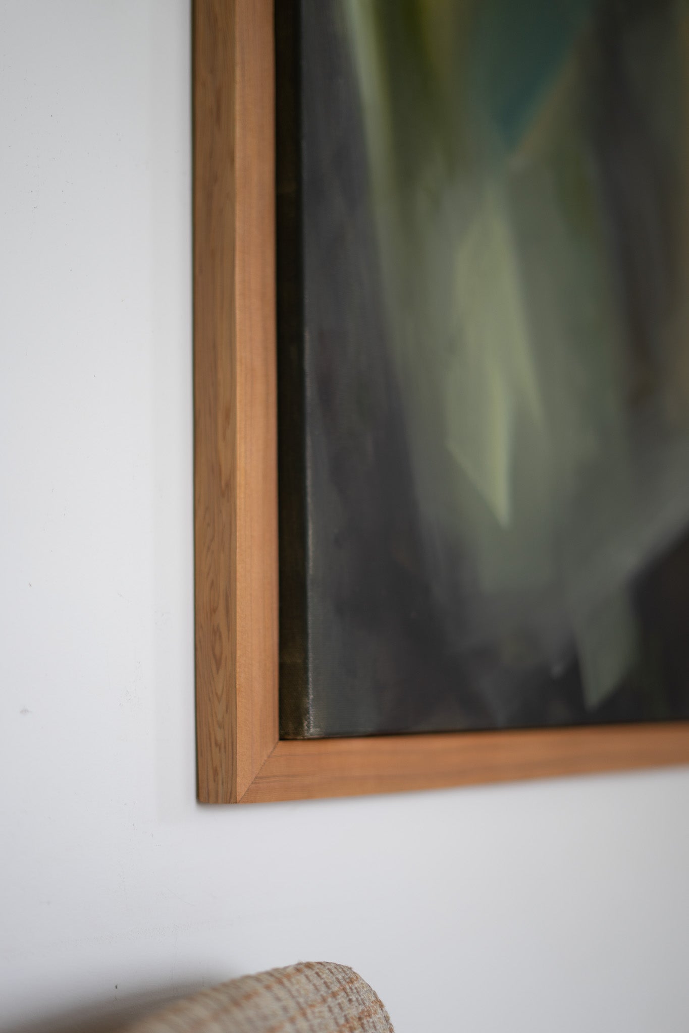"The Other Side" | 24 × 36 | Oil on Canvas with Red Cedar