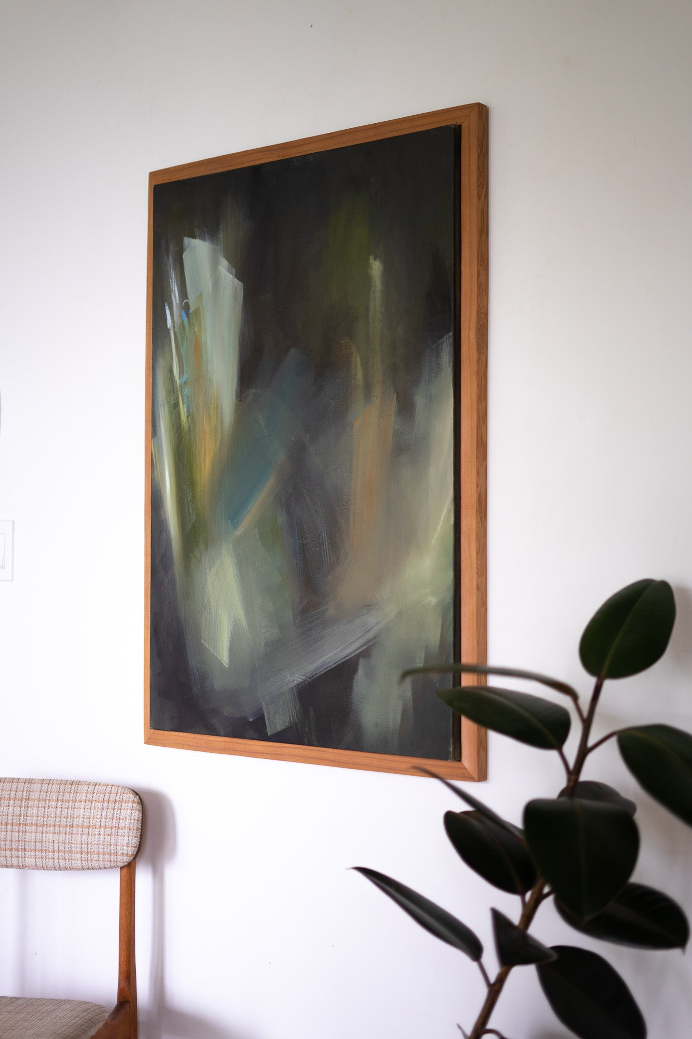 "The Other Side" | 24 × 36 | Oil on Canvas with Red Cedar