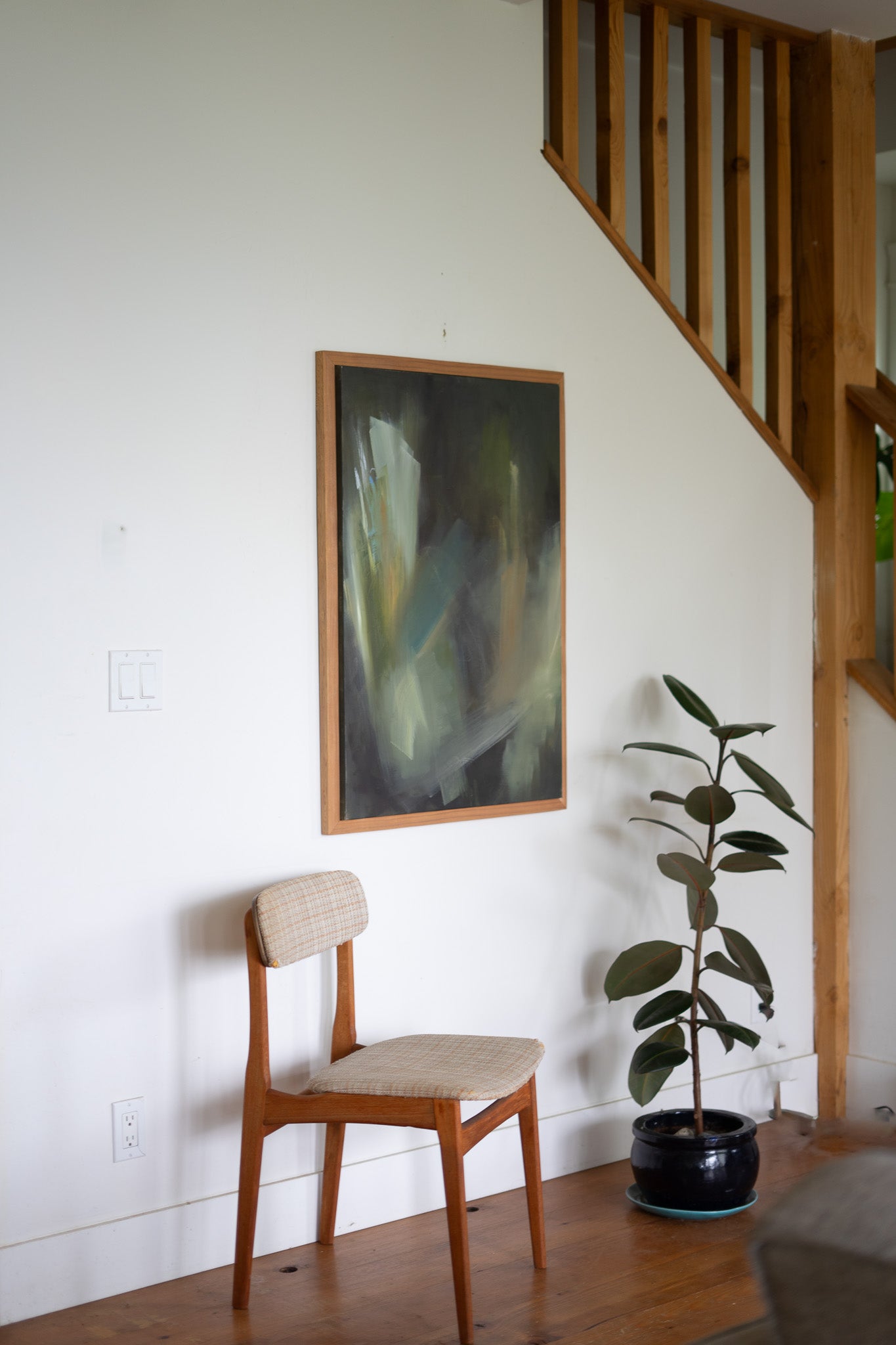 "The Other Side" | 24 × 36 | Oil on Canvas with Red Cedar