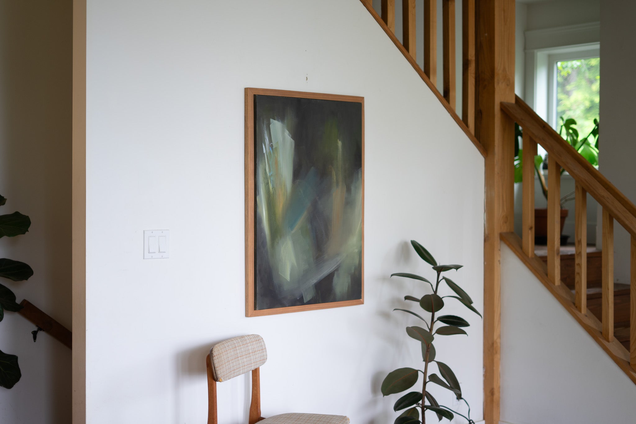 "The Other Side" | 24 × 36 | Oil on Canvas with Red Cedar