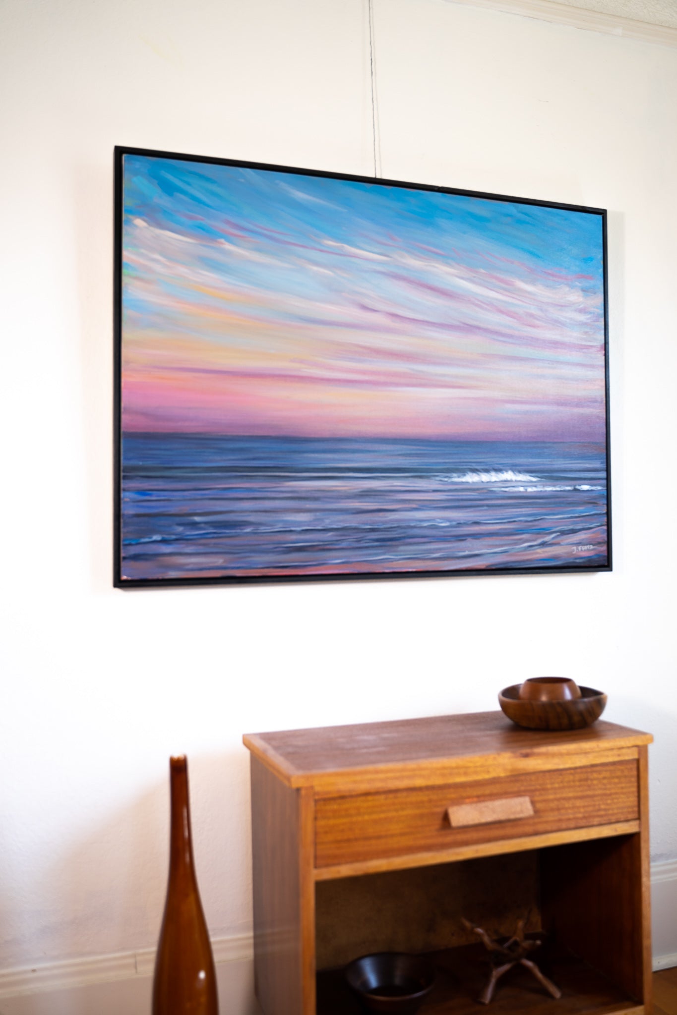 Sunrise On the Oregon Coast | 40 x 30 | Framed Original Painting