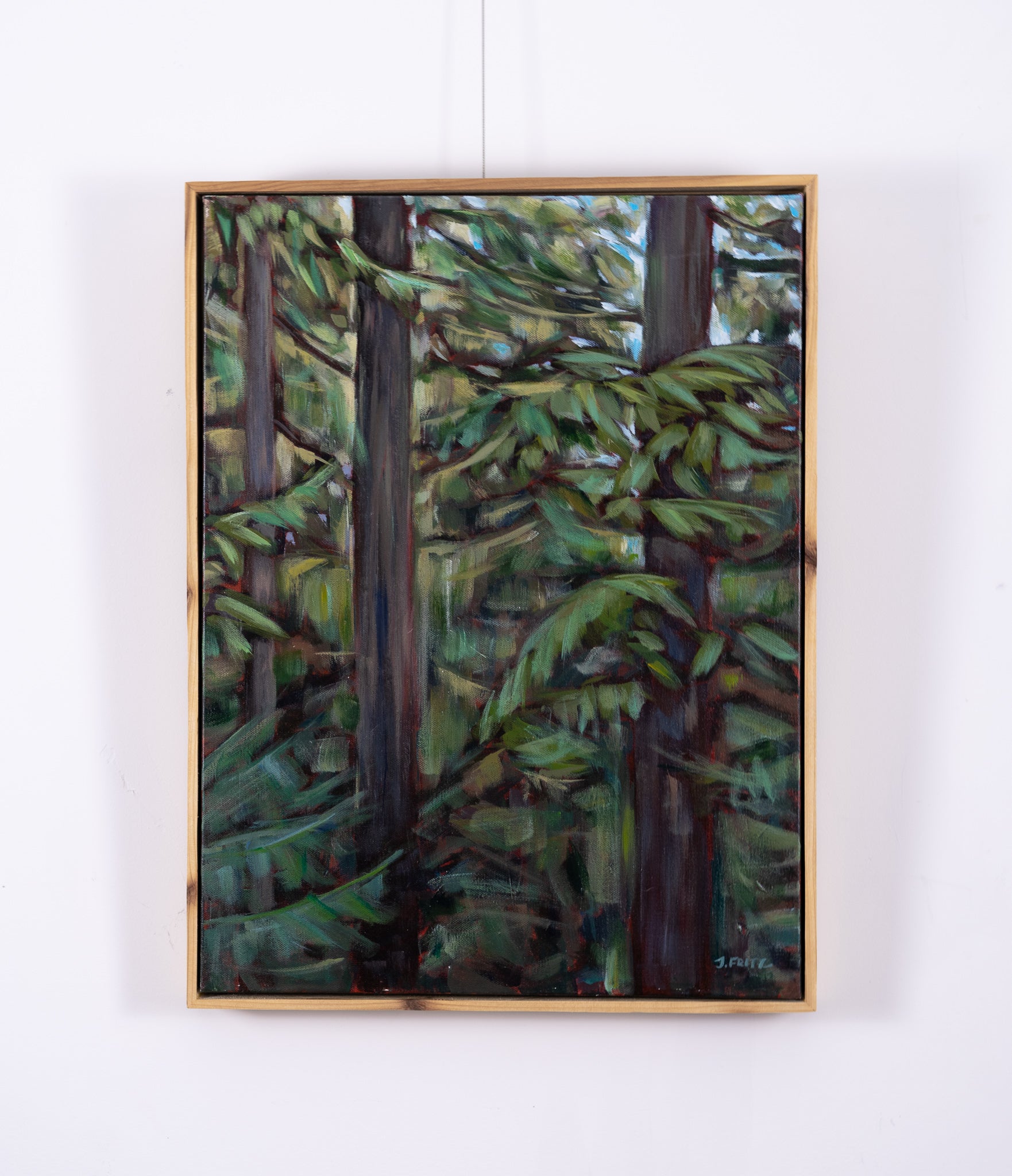 &#39;Cedar Boughs&#39; | 18 x 24 | Original Acrylic Painting