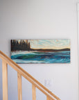 'It Comes in Waves' | 16 x 40 | Original Acrylic Painting