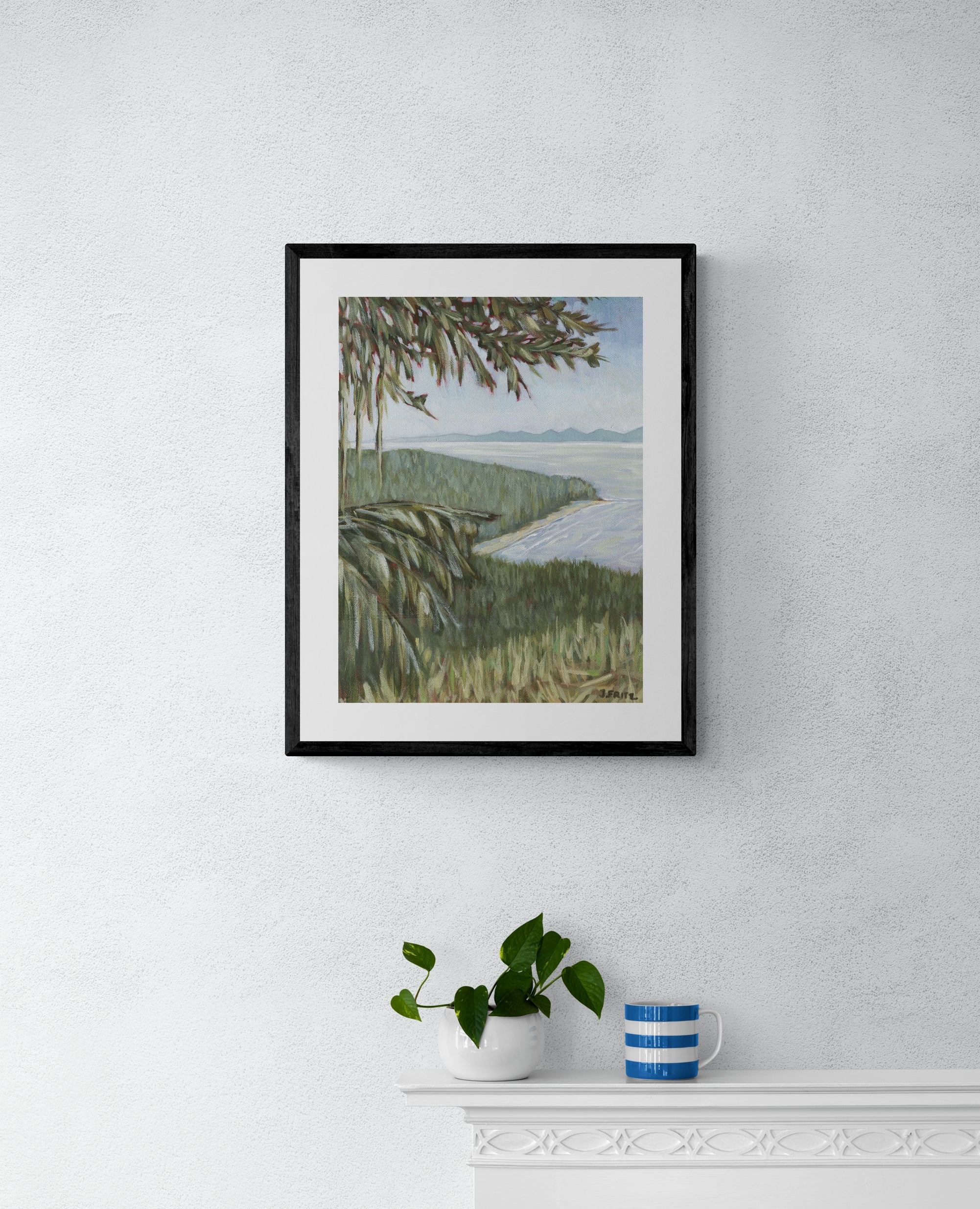 &quot;Overlooking French Beach&quot; | Fine Art Print