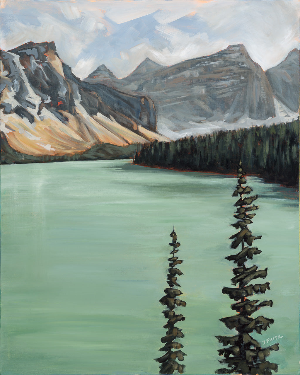 Possibility: Moraine Lake | 24 x 30 | Original Acrylic Painting