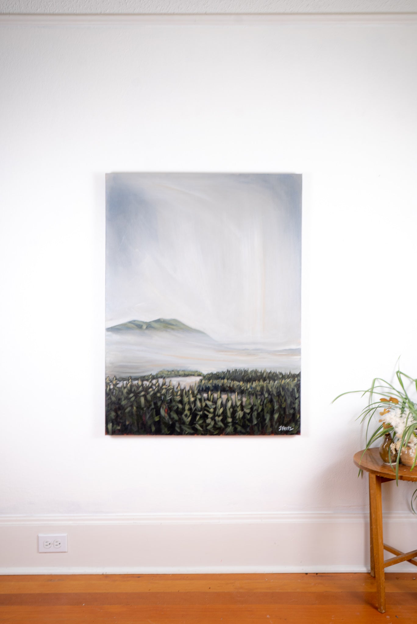 Morning Mist over Tofino Harbour | 30 x 40 | Original Acrylic Painting