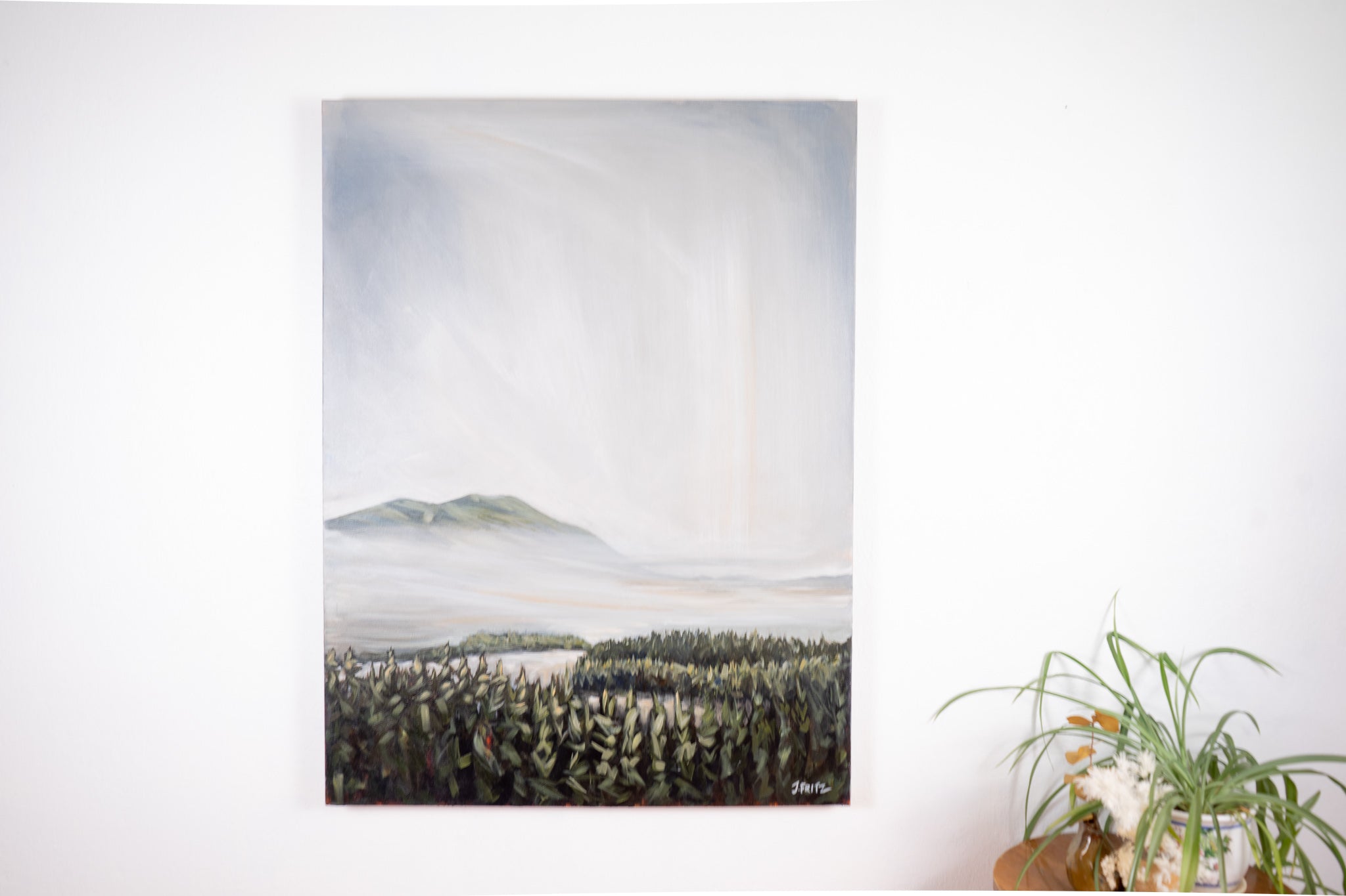 Morning Mist over Tofino Harbour | 30 x 40 | Original Acrylic Painting