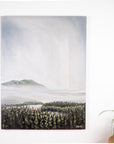 Morning Mist over Tofino Harbour | 30 x 40 | Original Acrylic Painting