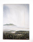 Morning Mist over Tofino Harbour | 30 x 40 | Original Acrylic Painting