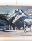 Triple Peak | 24 x 30 | Framed Original Acrylic Painting