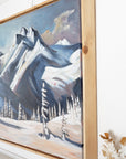 Triple Peak | 24 x 30 | Framed Original Acrylic Painting