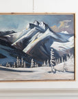 Triple Peak | 24 x 30 | Framed Original Acrylic Painting