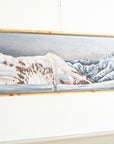 Alpenglow from Hišimy̓awiƛ/5040 Peak | 12 x 48 | Framed Original Acrylic Painting