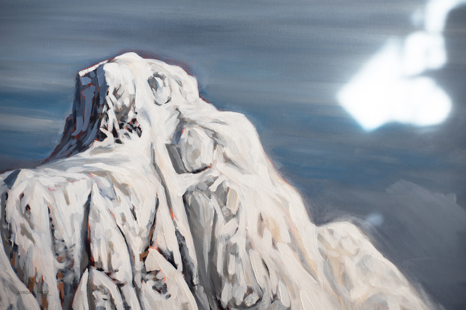 Mount Cain Rising  | 24 x 36 | Original Acrylic Painting