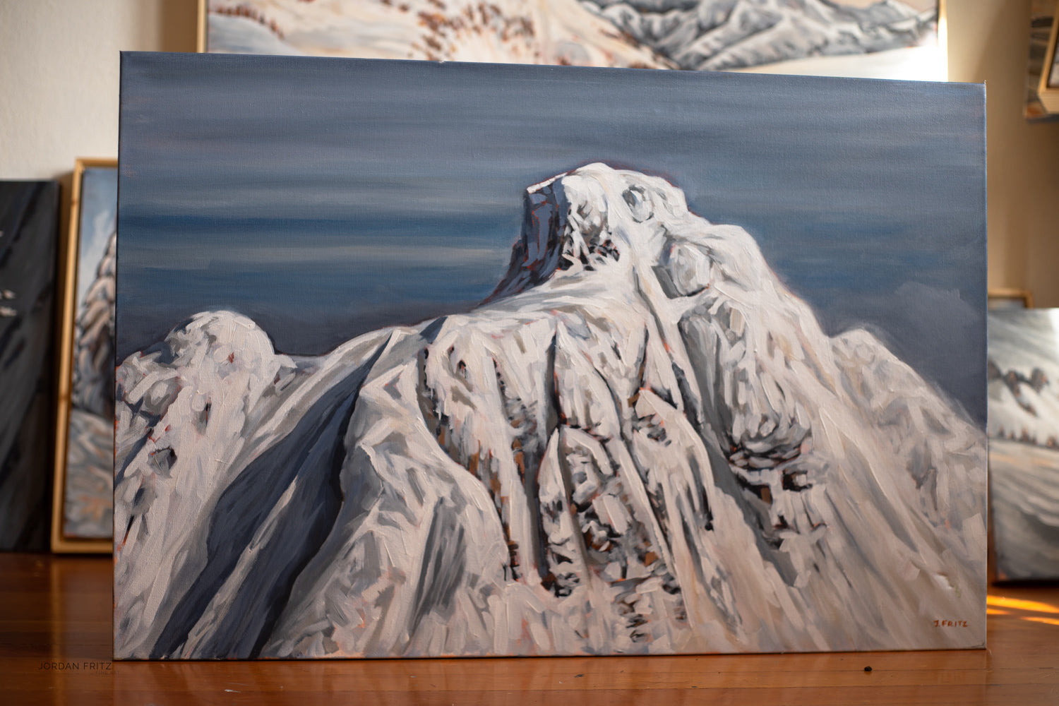 Mount Cain Rising  | 24 x 36 | Original Acrylic Painting