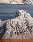 Mount Cain Rising  | 24 x 36 | Original Acrylic Painting