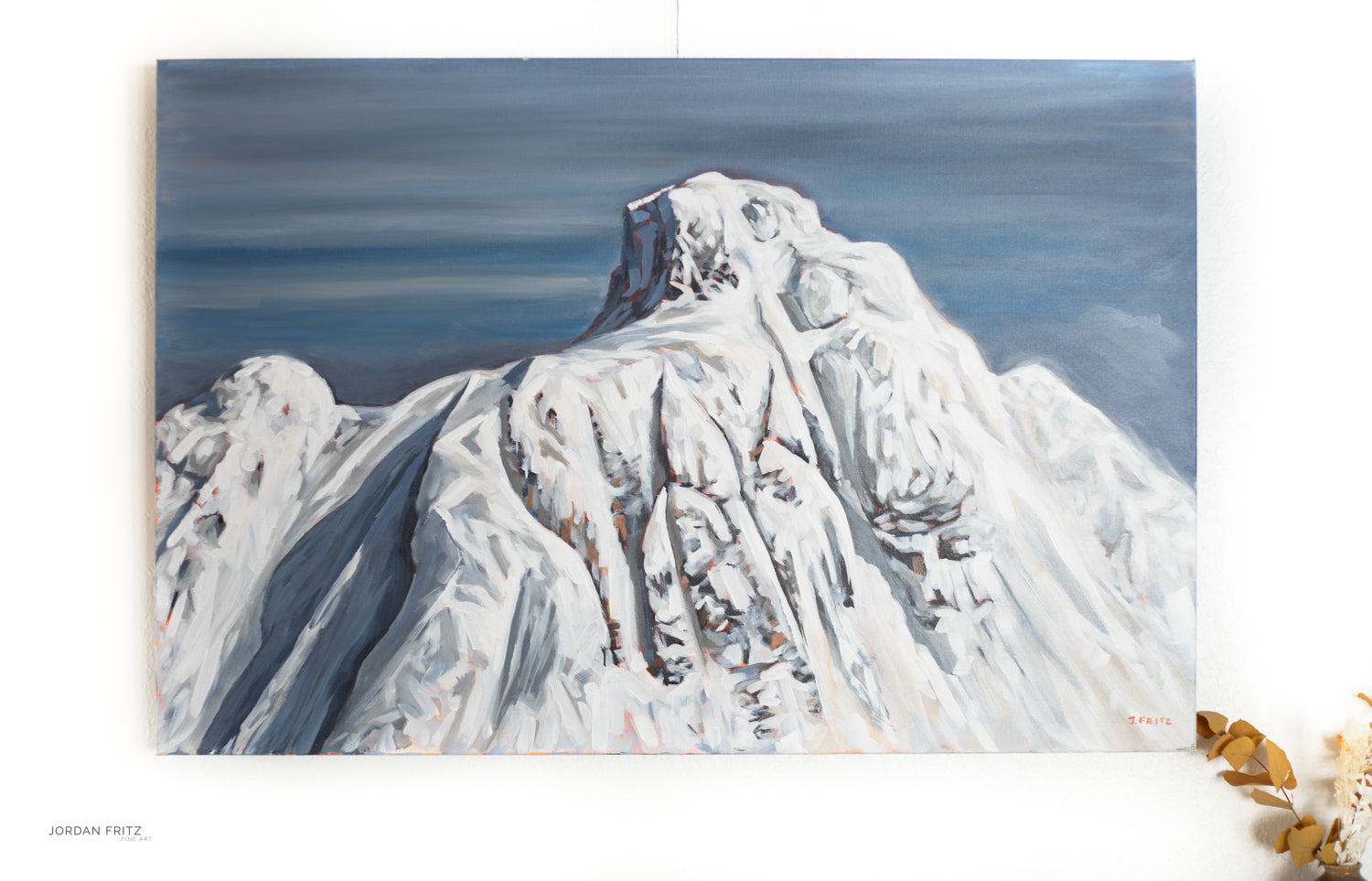 Mount Cain Rising  | 24 x 36 | Original Acrylic Painting