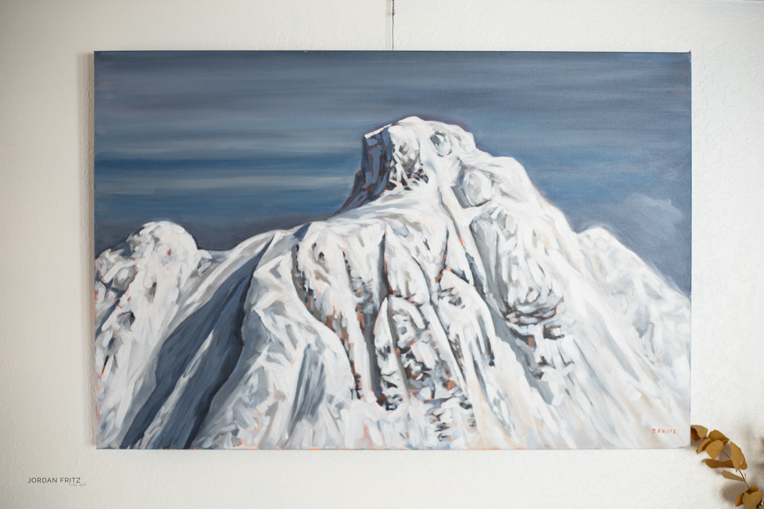 Mount Cain Rising  | 24 x 36 | Original Acrylic Painting