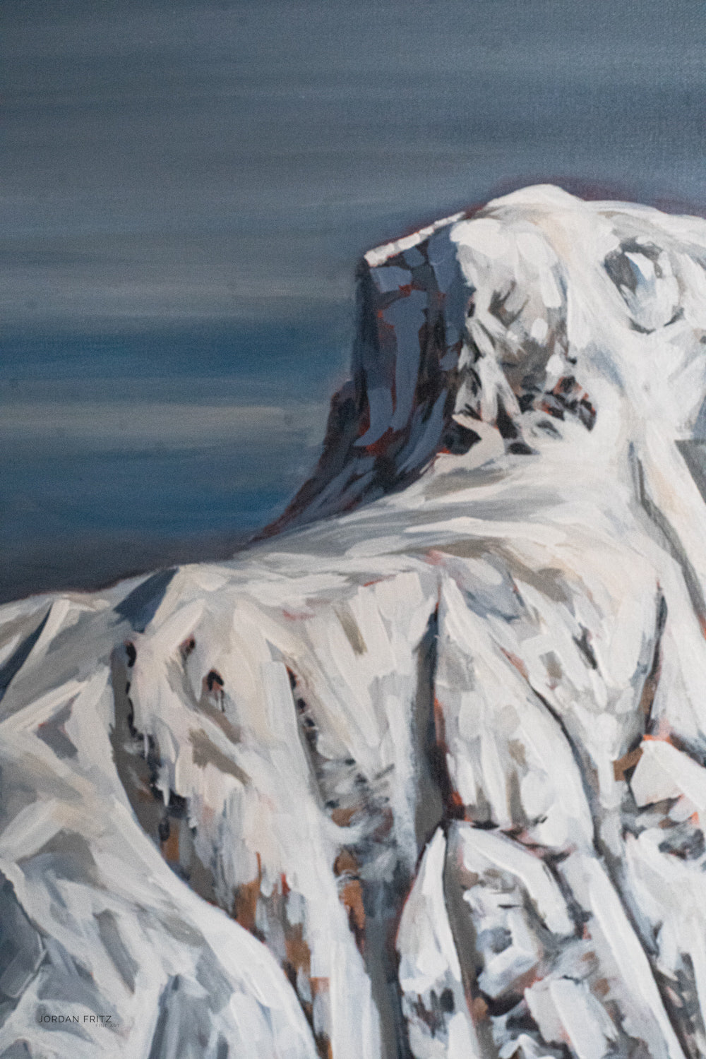 Mount Cain Rising  | 24 x 36 | Original Acrylic Painting