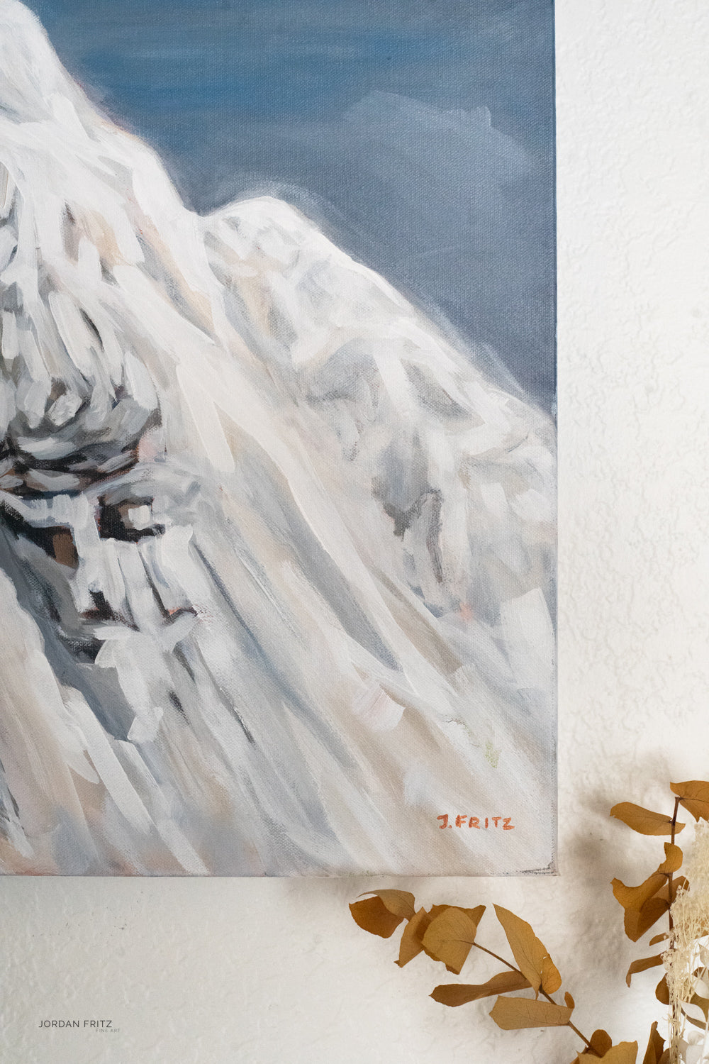 Mount Cain Rising  | 24 x 36 | Original Acrylic Painting