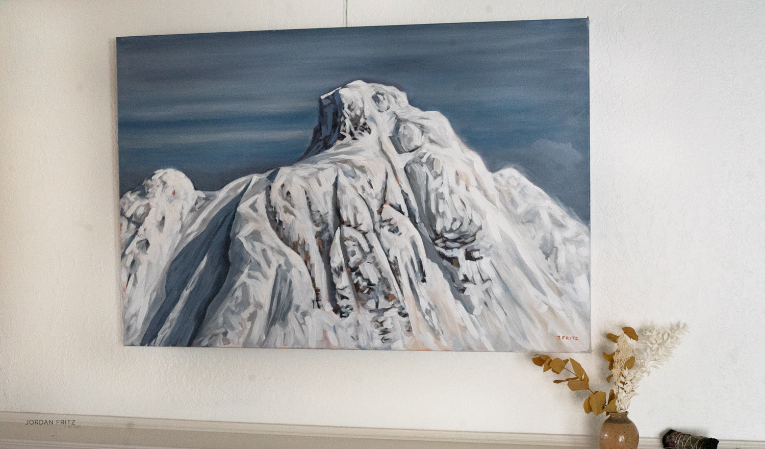 Mount Cain Rising  | 24 x 36 | Original Acrylic Painting