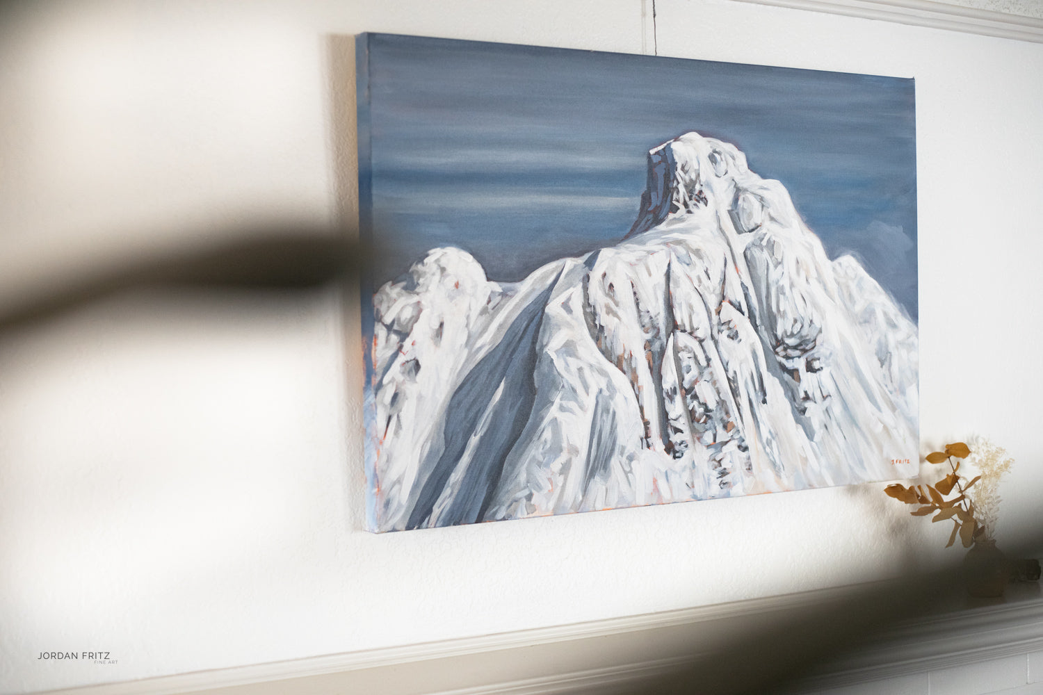 Mount Cain Rising  | 24 x 36 | Original Acrylic Painting