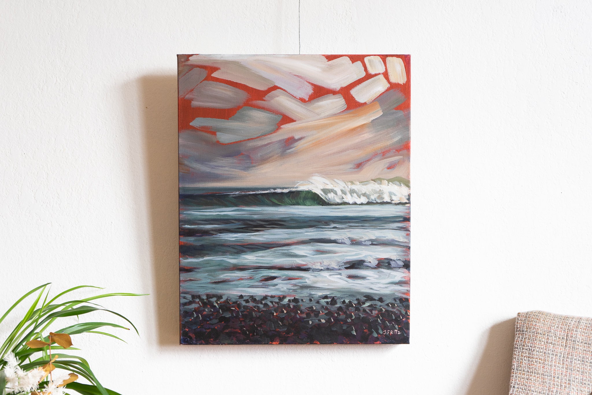 Coastal Sound  | 16 x 20 | Original Acrylic Painting