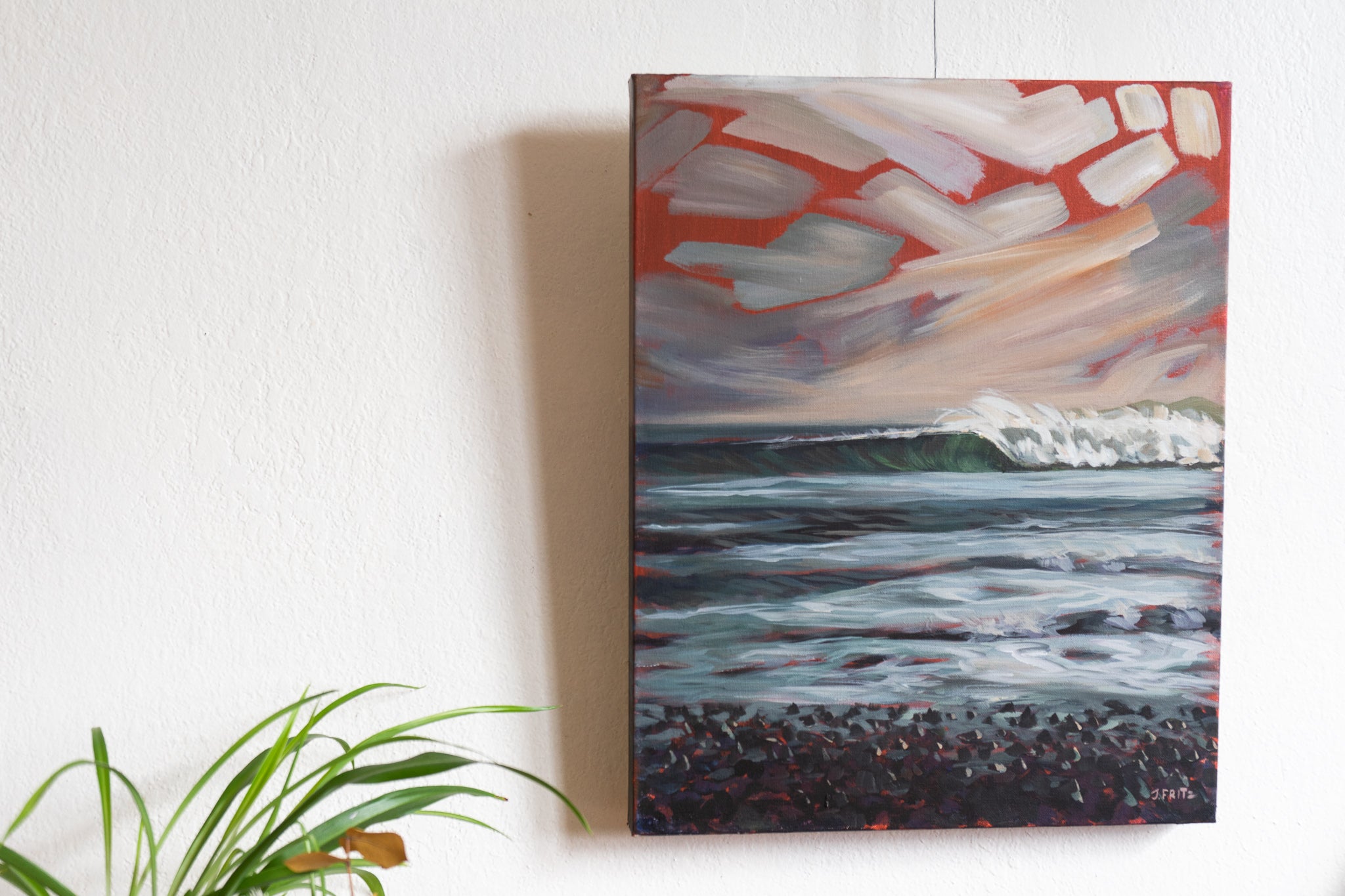 Coastal Sound  | 16 x 20 | Original Acrylic Painting