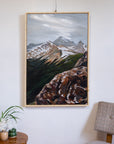 Blazing Trail: Hilda Peak & Athabasca Glacier | 24 x 36 | Framed Original Acrylic Painting