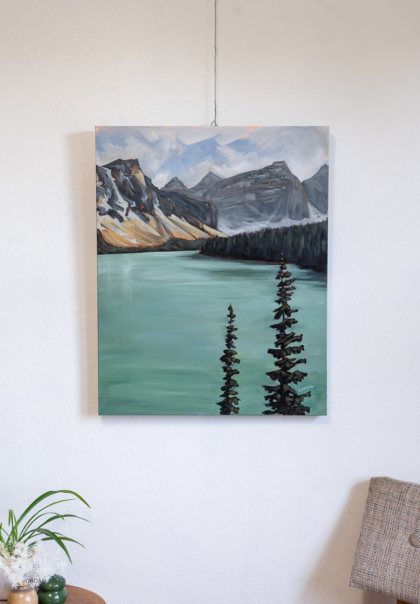 Possibility: Moraine Lake | 24 x 30 | Original Acrylic Painting