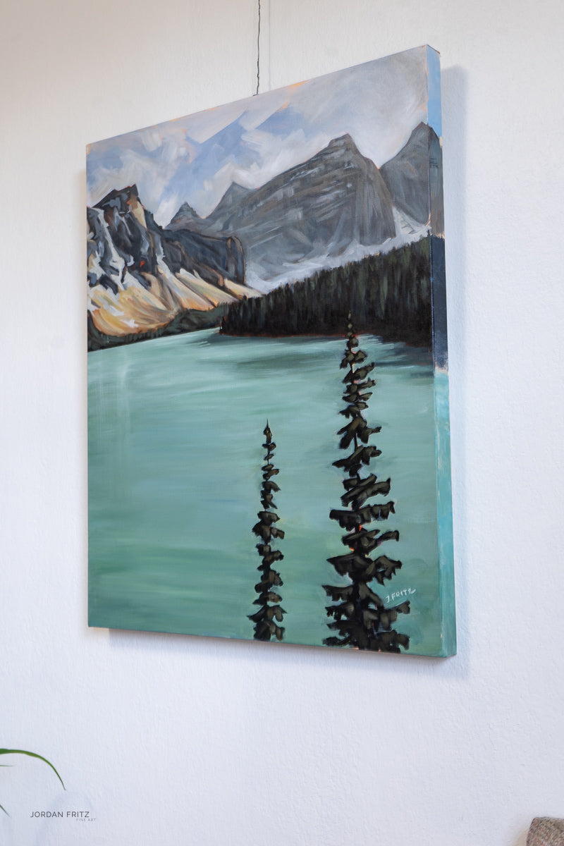 Possibility: Moraine Lake | 24 x 30 | Original Acrylic Painting