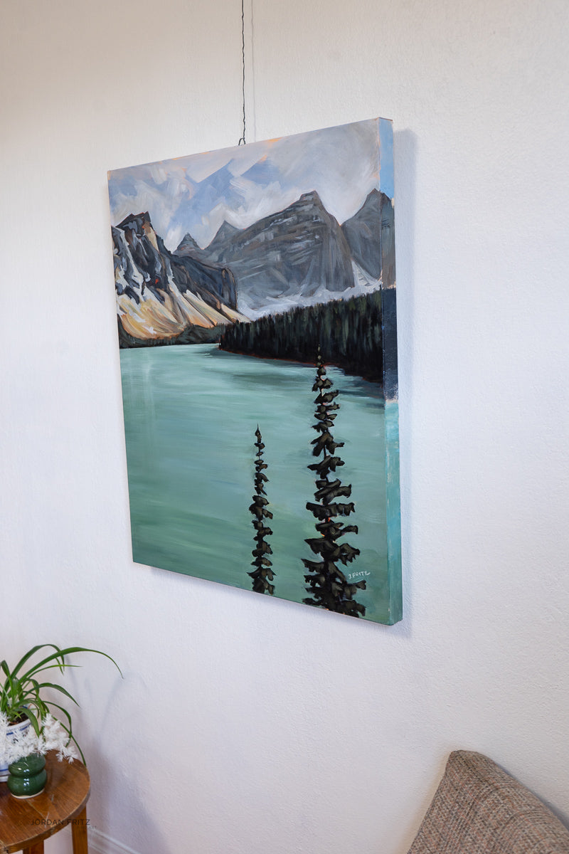 Possibility: Moraine Lake | 24 x 30 | Original Acrylic Painting