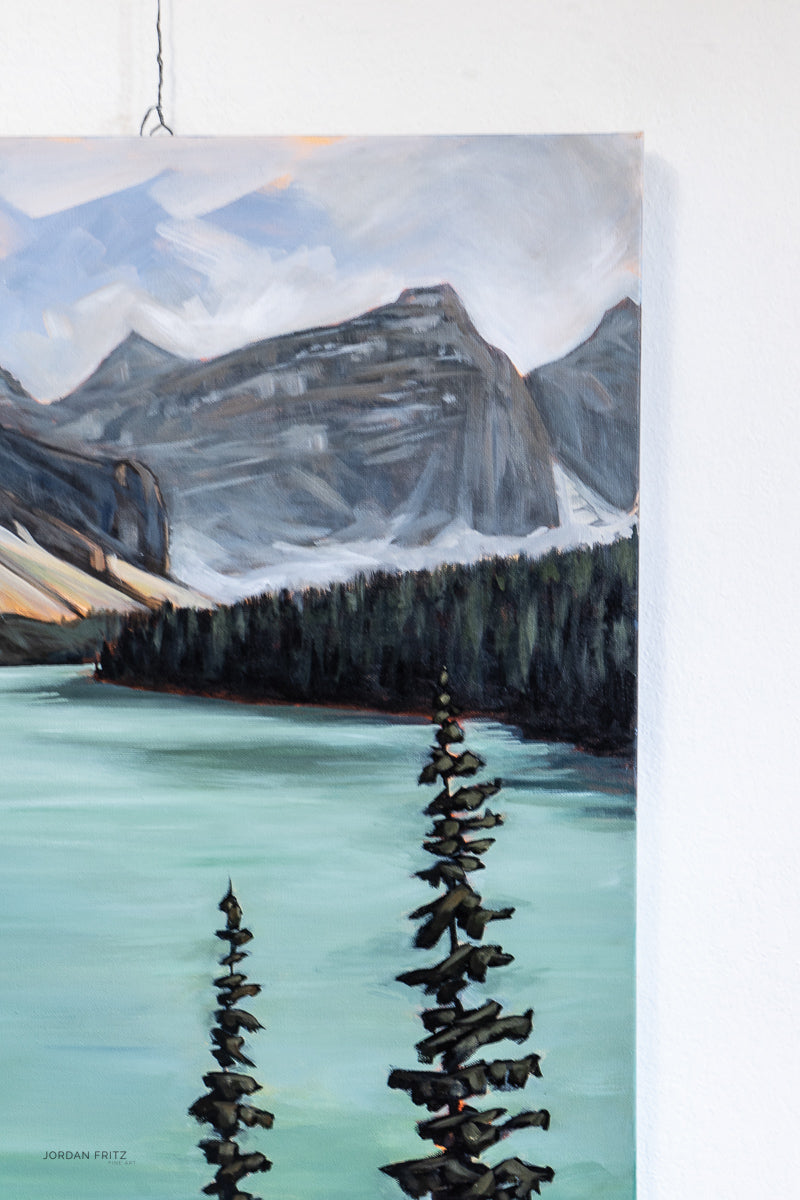 Possibility: Moraine Lake | 24 x 30 | Original Acrylic Painting