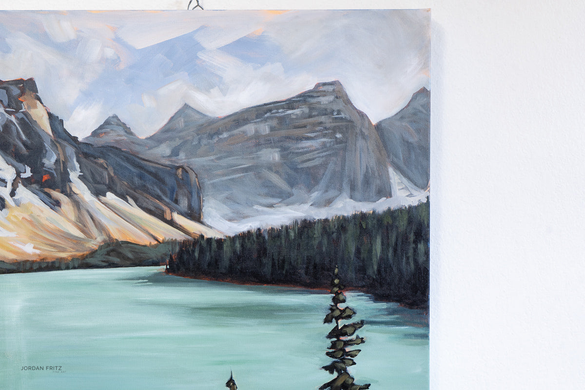 Possibility: Moraine Lake | 24 x 30 | Original Acrylic Painting