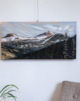 In the Distance: Saint Nicholas Peak | 15 x 30 | Original Acrylic Painting