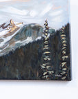 In the Distance: Saint Nicholas Peak | 15 x 30 | Original Acrylic Painting