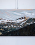 In the Distance: Saint Nicholas Peak | 15 x 30 | Original Acrylic Painting