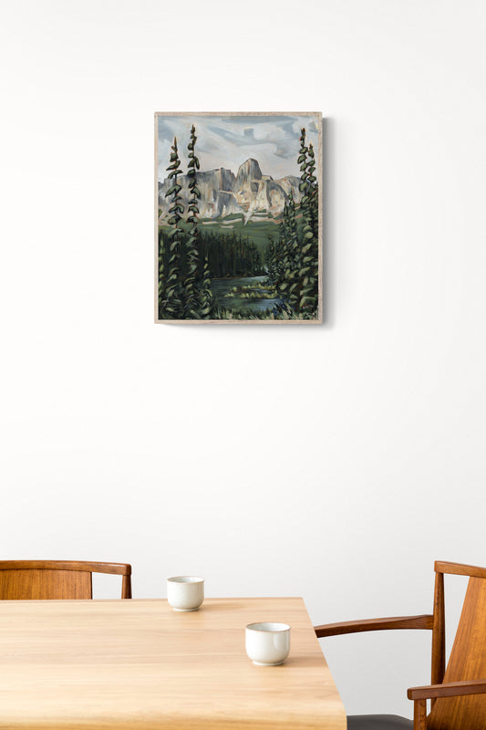 After the Rain: Castle Mountain | Canvas Print