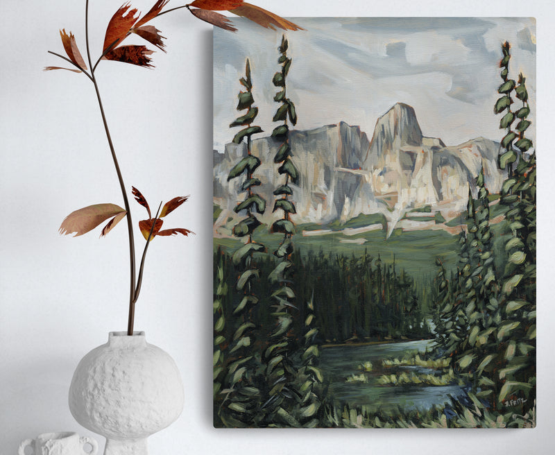 After the Rain: Castle Mountain | Canvas Print