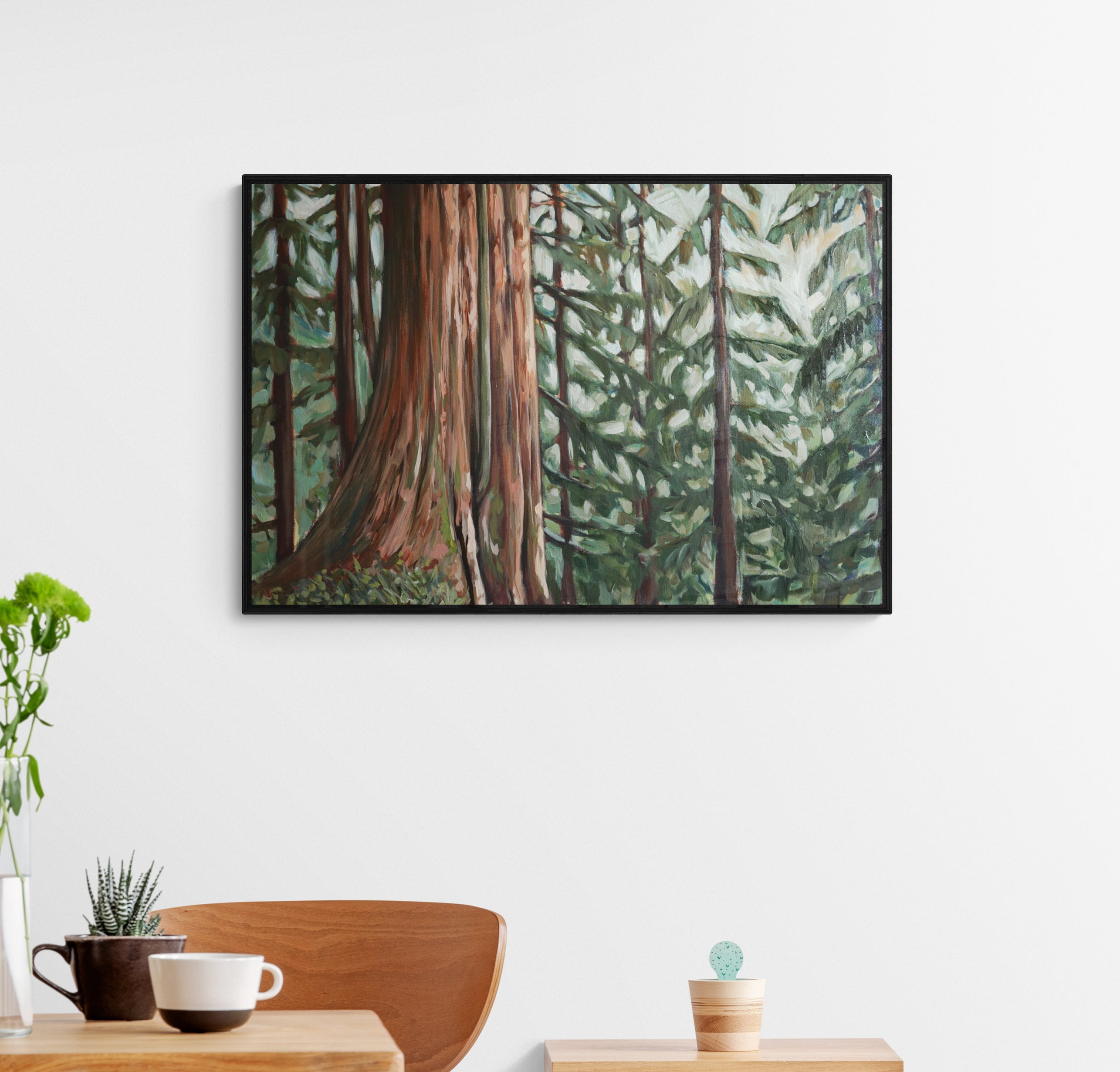 Sitting with Eden | Canvas Print