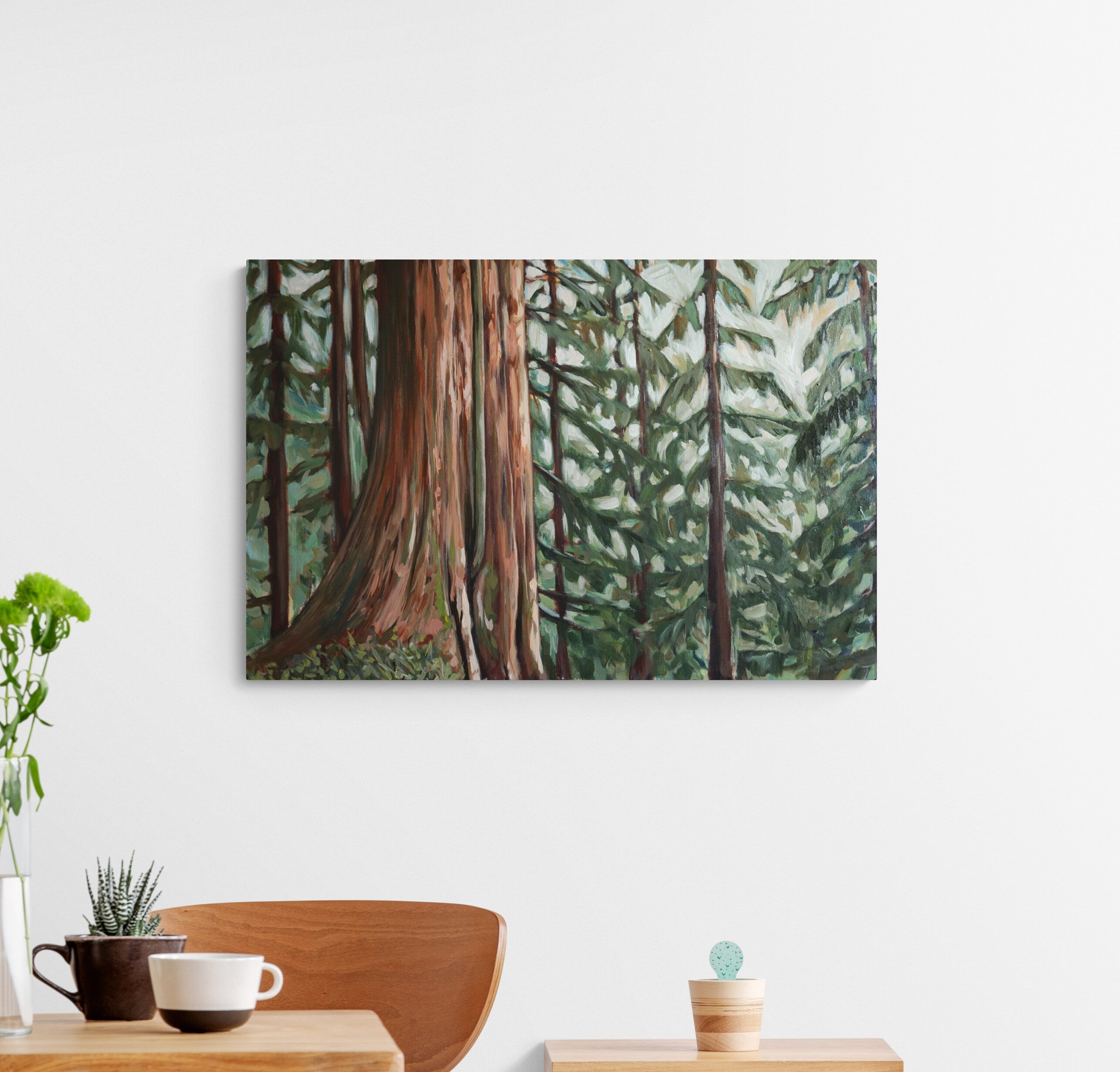 Sitting with Eden | Canvas Print