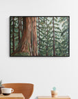 Sitting with Eden | Canvas Print