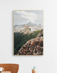 Blazing Trail: Hilda Peak & Athabasca Glacier | 24 x 36 | Framed Original Acrylic Painting