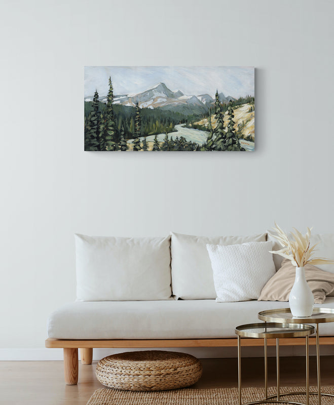 Saskatchewan River Crossing | Canvas Print