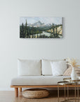 Saskatchewan River Crossing | Canvas Print